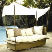 Outdoor Pool Rattan Furniture Aluminum Canopy Aluminum Beach Shade
